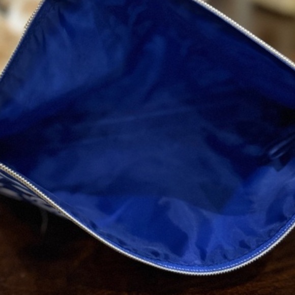 🆕 Estée Lauder Blue and White Floral Make-Up Cosmetics Bag - Picture 4 of 4